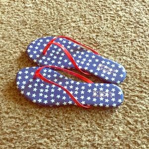 Brand new LC Americana flip flops